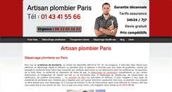 Desktop Screenshot of plombier-artisan.fr